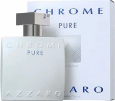Chrome Pure By Azzaro Men 3.4 oz Eau de Toilette Spray 