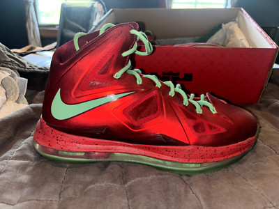 Size 9 - Nike LeBron 10 Christmas