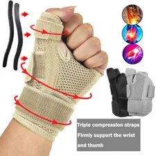 Thumb Wrist Brace Support Hand Left&Right Sprain Carpal Tunnel Arthritis Relief