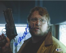 DIRECTOR GUILLERMO DEL TORO SIGNED AUTHENTIC HELLBOY 8X10 PHOTO BECKETT BAS COA