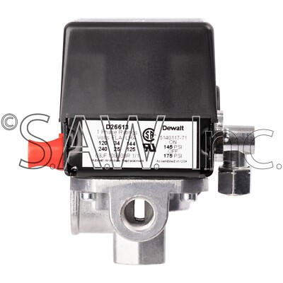 #ad #ad Z D26613 DeVilbiss Craftsman 4 Port Pressure Switch 140 175 PSI Adjustable $64.90