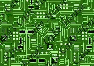 Circut Electrical them Essbare Kuchenfolie. Elektroplatinenvereisung
