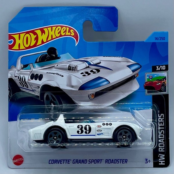 Hot Wheels Corvette Grand Sport Roadster 14/250 Hw Roadsters 3/10 HKK09-image