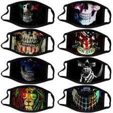 Unisex Face Mask Reusable Washable Cover Masks Fashion Men Women Halloween