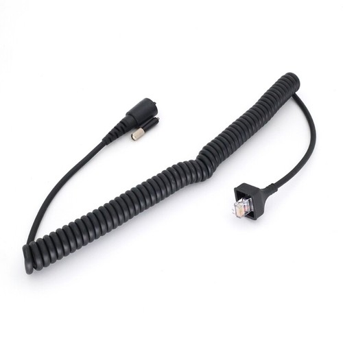 Adjustable Microphone Speaker Cable Spring Line For KMC-27 TK-690 TK-790 TK-890 - Zdjęcie 7 z 8