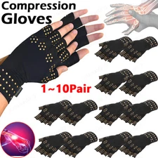 1-10x Copper Arthritis Compression Gloves Hand Carpal Support Joint Pain Relief