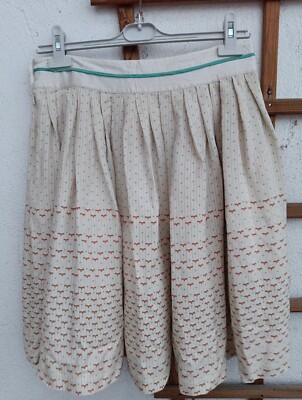 Damen Rock Seidenrock Vintage Penguin by unsingwear 89% Seide 11% Wolle genial