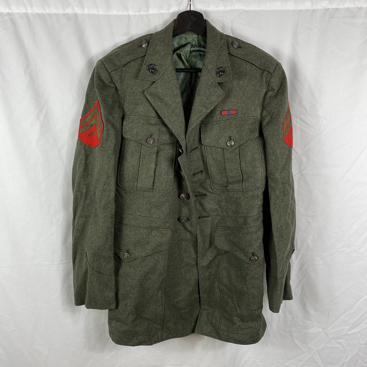 Original Named WWII USMC Marine Corp Uniform Jacket | eBay