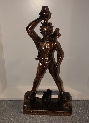 Koloss Rodus Figur Atemberaubende Griechische Statue    Sehr Selten