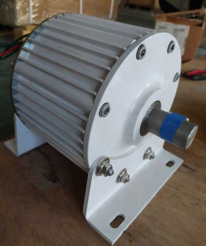 2000W 120V 220V Permanent Magnet Generator 3 Phase Synchronous Gearless Dynamo - Foto 13 di 26