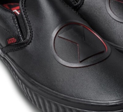 Vans Marvel Black Widow Slip On Men 5 - Women 6.5 Skate  display picture 3