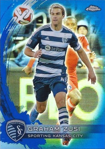 2014 Topps cromado Major League Soccer - base azul paralelo/99 - elige (#1 - #19) - Imagen 15 de 28
