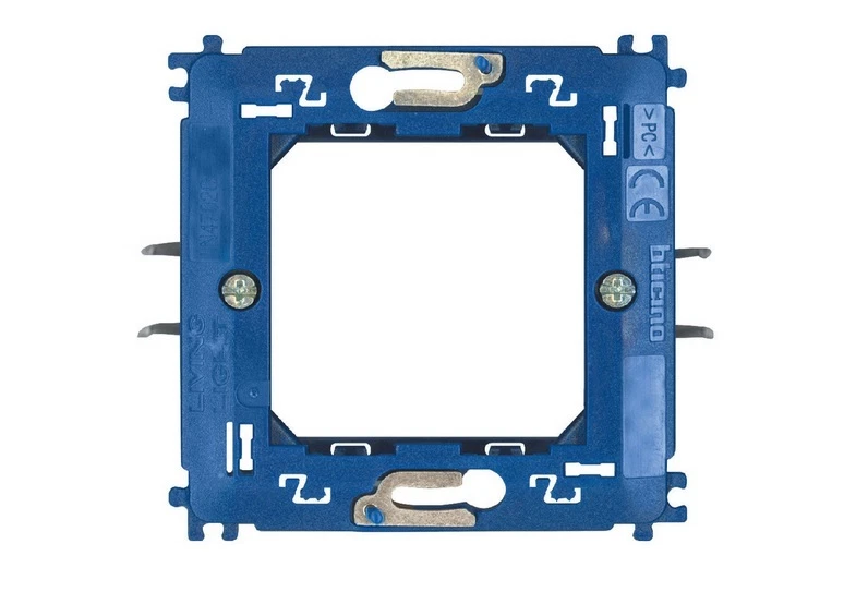 BTICINO LN4702G SUPPOR PER PLACCHE TONDE, QUADRE E LIVING INTERNATIONAL 2 MODULI