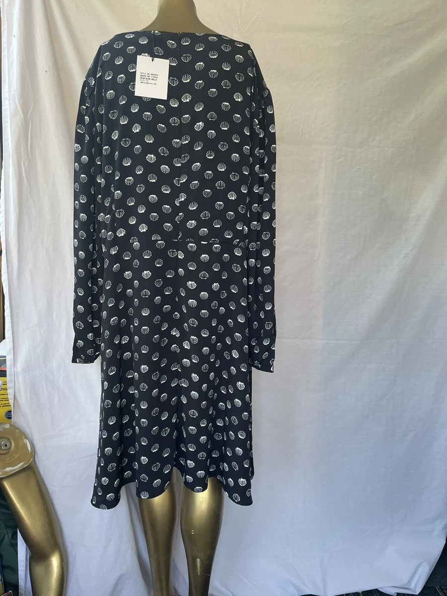 Glamorous curve polka dot midi dress top