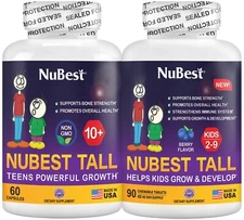 Bundle: NuBest Tall 10+ for Teens & NuBest Tall Kids 90ct for Kids (2-9yrs)