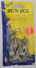 Lindy Jig 'N Jigs "Little Joe" Fishing Hooks Lures 10-Pack - New 