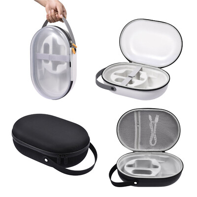 Hard Storage Bag Black/Transparent Outer Shell For Vision Pro VR Power Supply