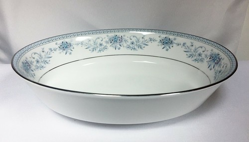 Noritake Blue Hill Open Oval Vegetable Bowl - Used Item - # 2482 Retired - Picture 1 of 4
