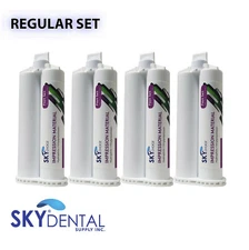 MEDIUM HEAVY LIGHT Material REGULAR SET Dental VPS Impression 50ml Cartridg 4/pk