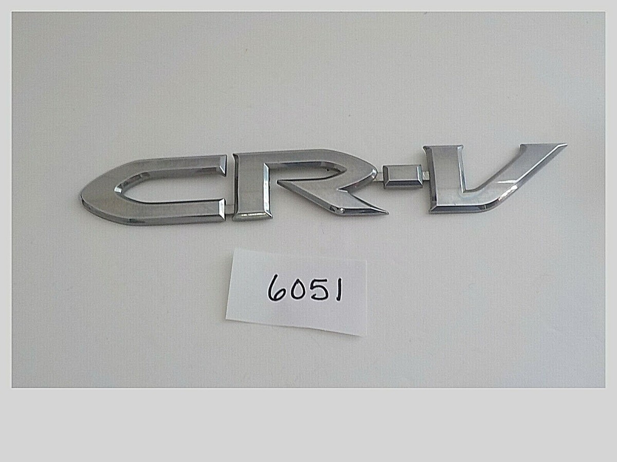 07-11 Honda CR-V Rear Trunk Emblem OEM 75722-SWA-003 (#6051