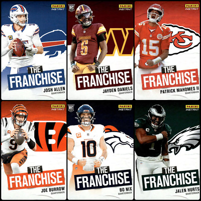 (32) 2024 Panini Instant Football - THE FRANCHISE 1/319 SP - Complete Set - RC