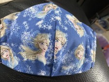 Disney Frozen Elsa Face Mask 100 Cotton, Washable - Kids