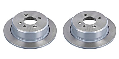 SWAG Brake Disc Rear Axle X2 Pcs Fits BMW 3 E30 E21 Sedan Wagon 