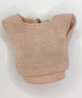 Vintage 1963 Barbie Square Neck Sweater Pale Pink