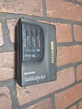 Vtg SANYO Bassxpander Cassette Player AM/FM Radio MGR-905 k Graphic Equalizer