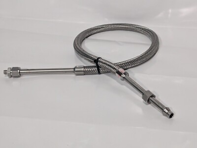 1200mm 316L Stainless Steel Flexible Braided Metal Hose 2.5MPa DN12