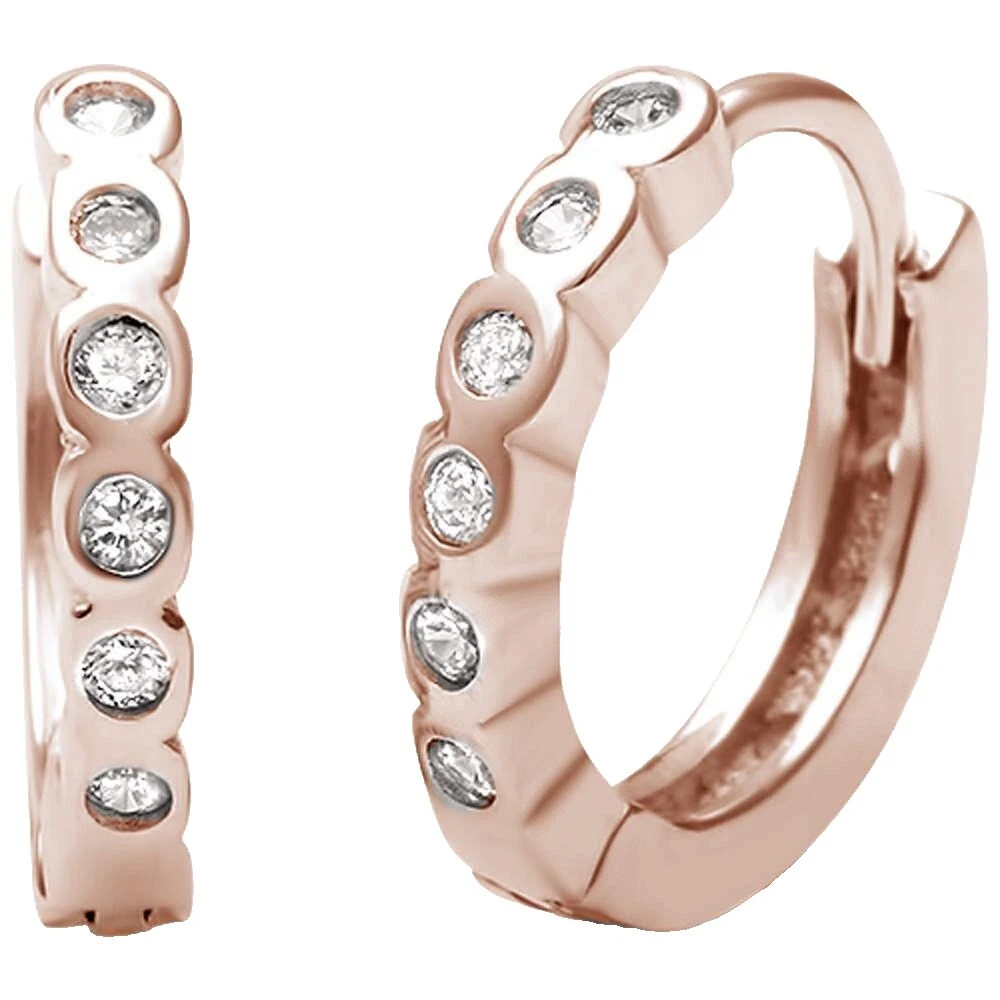 Cubic Zirconia Rose Gold Plated Fashion Jewelry Sets