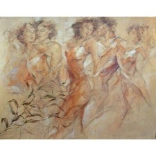 Gary Benfield Greensleeves Embellished Seriolithograph 25.5