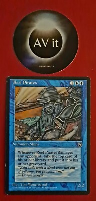 MTG Reef Pirates Summon Ships Blue Homelands 1995 ..