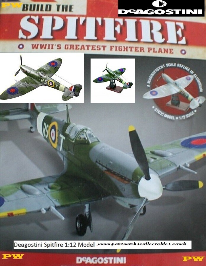 Maquette Avion Spitfire Altaya 1/12 – Pièces Détachées Pour Diorama Ou Collection
