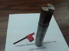 1" 90 degree indexable end mill 1"x1"x6" w. APKT inserts #506-APKT-100-new