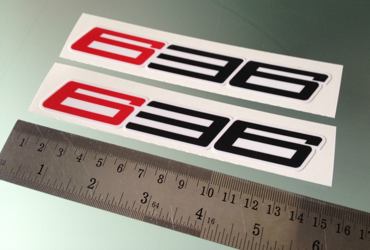 636 Fairing Decals / Stickers for ZX-6R ZX6R (Any Colour) (PAIR