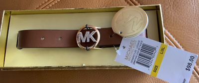 NWT Michael Kors belt size L/XL. NWT Original MICHAEL KORS MK Logo Chain Belt Size L/XL  main image 3