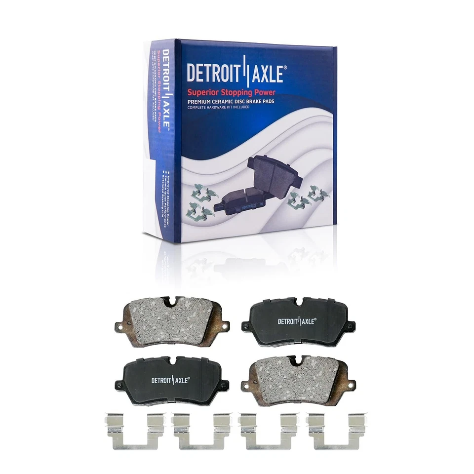4pc 13.78" Rear Disc Rotors Brake Pad for Land Rover Discovery Range Rover Sport - Image 4 of 4