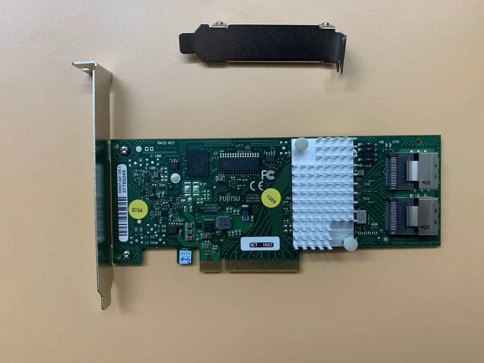 Fujitsu 9211-8i D2607 LS ISAS2008 SAS/SATA RAID controller US - Image 3 of 4