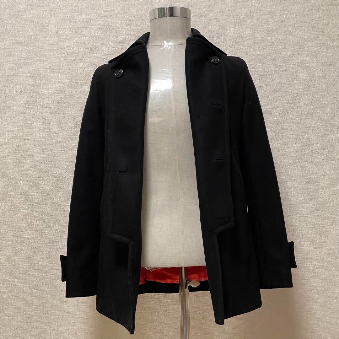 Vivienne Westwood Man Wool Jacket Coat Double Black size 44 Vivienne Westwood Man Wool Jacket Coat Double Black size 44