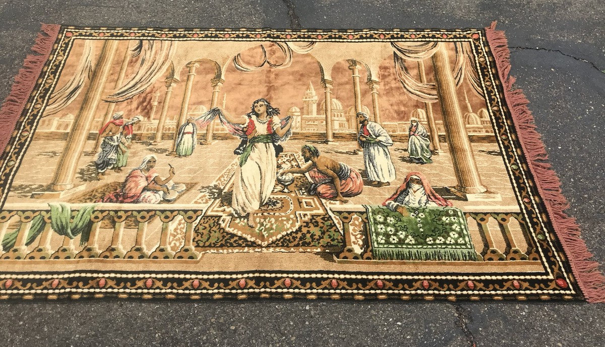 Tapestry vintage Turkey Middle East Turkish dancing girl