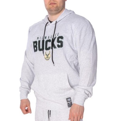 OuterStuff NBA BCKGA Milwaukee Bucks Antetokounmpo Hoodie Herren grau 39581