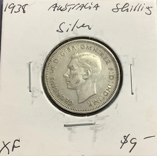 1938 Australia Shilling — photo from the most recent tracked eBay sale