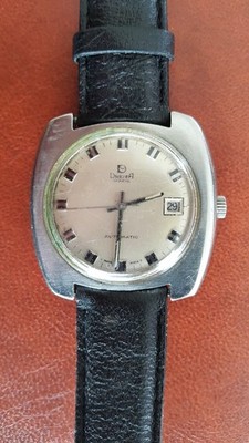 Vintage Herren Armbanduhr Marke DREFFA Genf Automatik