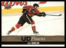 2013-14 Upper Deck UD Canvas Jiri Hudler Calgary Flames #C196