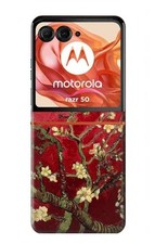 S2414 Red Blossoming Almond Vincent Vangogh Case For Motorola Razr 50