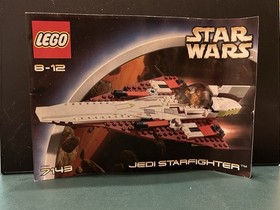 Lego Star Wars Jedi Starfighter 7143.  (Complete)