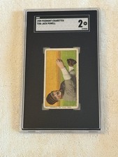 T206 - 1909-11 Piedmont 150 Jack Powell - SGC 2 - St. Louis American