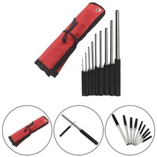 Precision Hollow End Pins Punch Set Multi Size Round Head Rivet Punch Kit