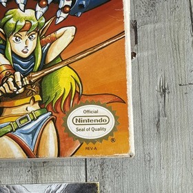 Vintage 1989 Nintendo NES ARKISTA'S RING GAME BOX No Manual Good Condition